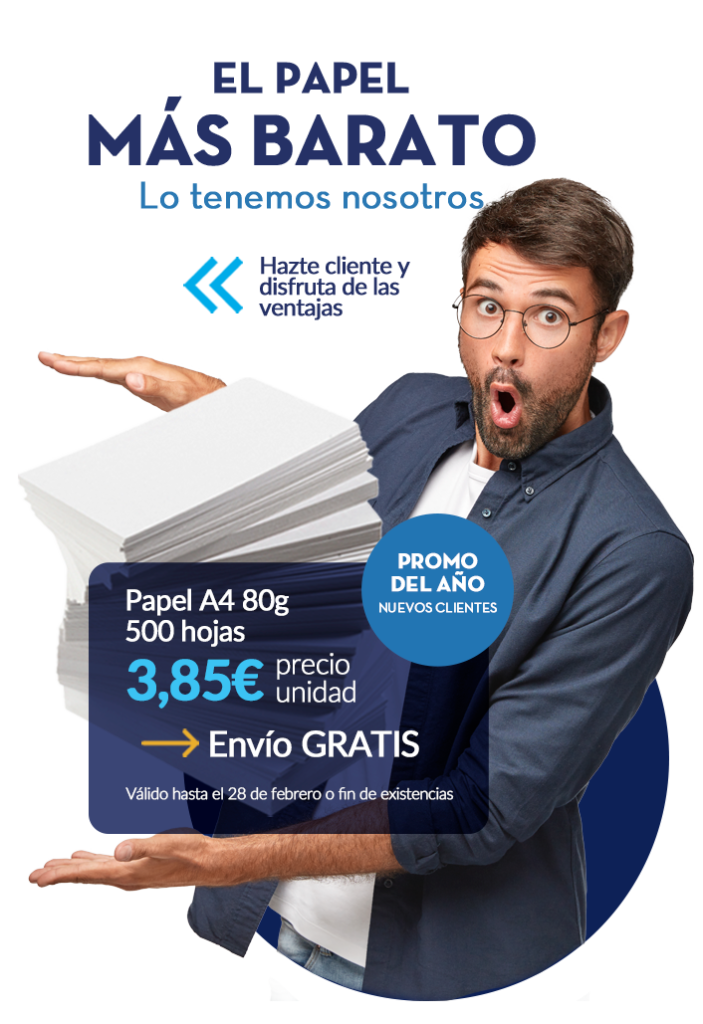 Oferta papel A4 a 3.85 €